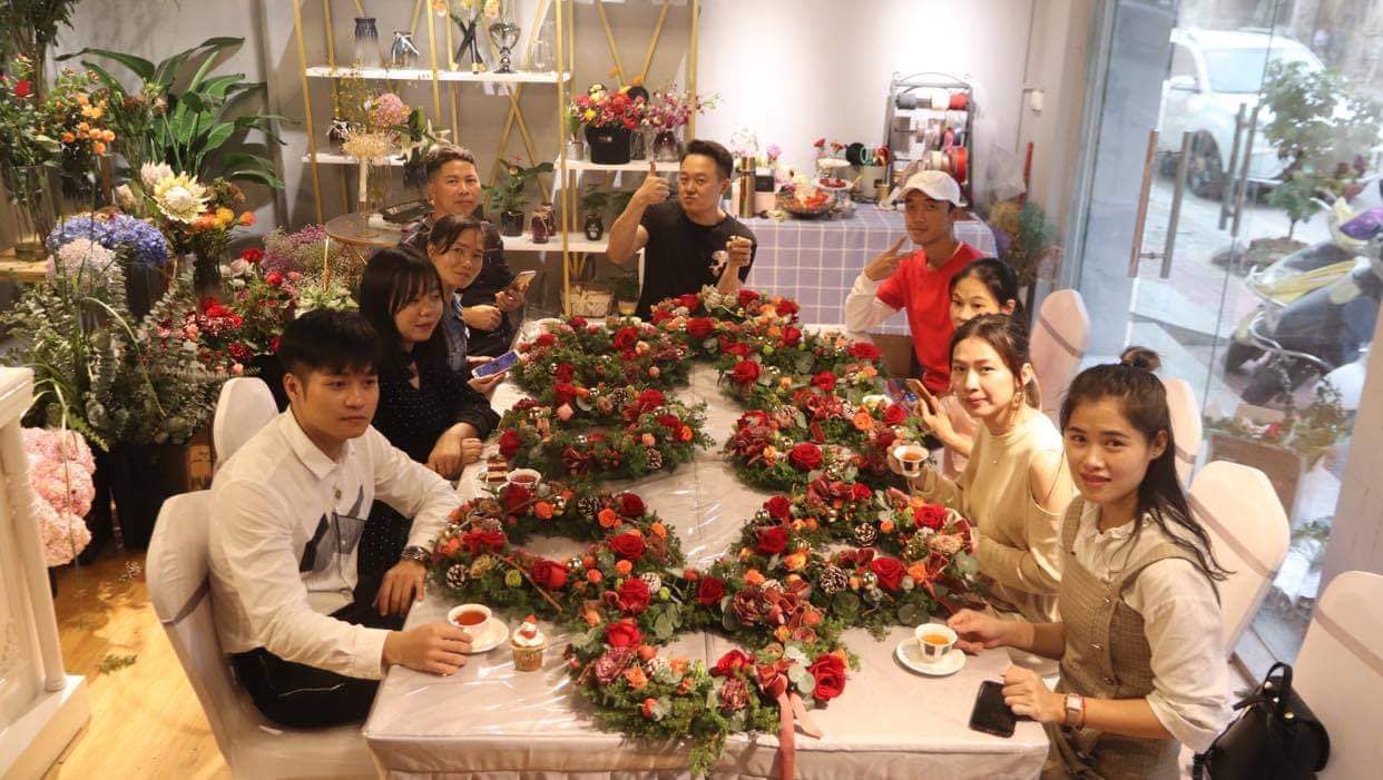 [課程]詩肯柚木-燭光聖誕花環製作